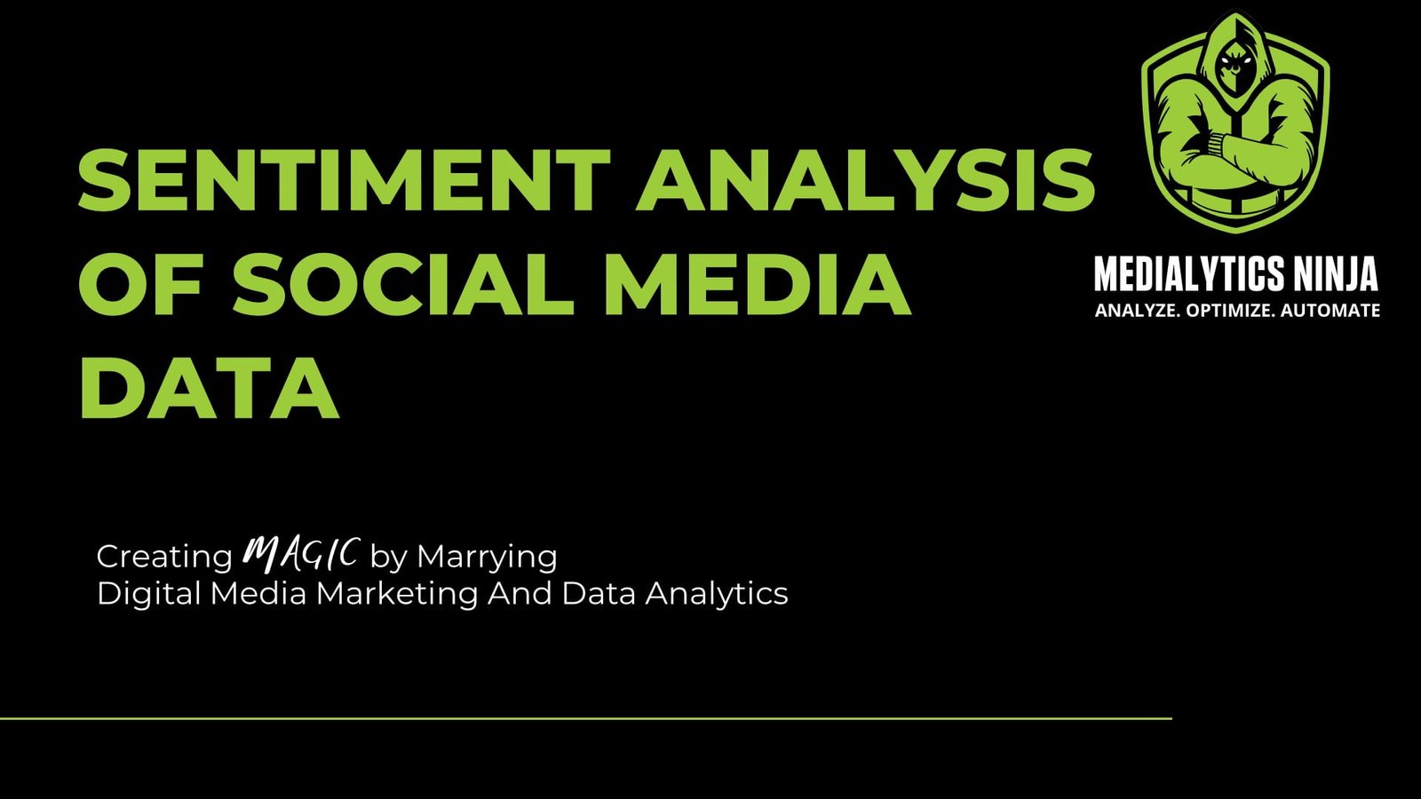 sentiment analysis of social media data