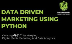 Data driven marketing using Python