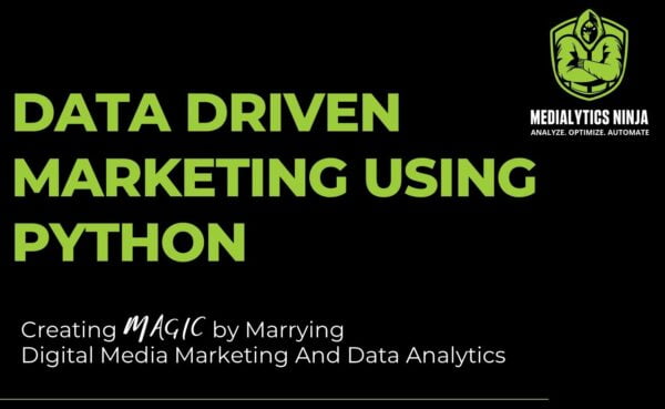 Data Driven Marketing using Python